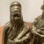 Late 20th Century Fu, Lu, Shou Wise Men Heavy Brass Scholars Detailed Figurines For Sale - Image 10 of 12