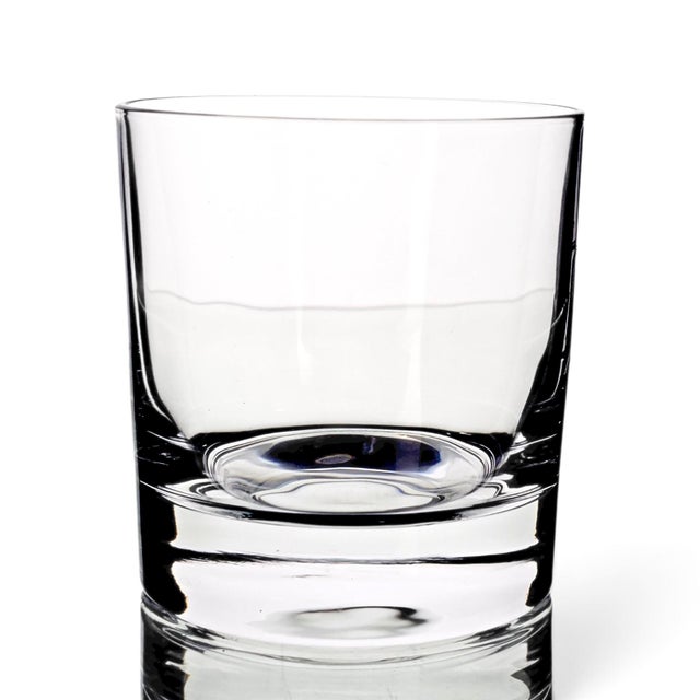 Late 20th Century Nachtmann German Lead Crystal D Monogram Whiskey Tumblers - Set of 4 For Sale - Image 9 of 12