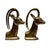 Mid-Century Modern Mid Century Pair of Brass Gazelle Bookends Antelope Bookends VTG (D-9). For Sale - Image 3 of 8