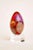 This most interesting vintage resin sculpture is in ovoid form and from the 60's. The lucite carved in baae was custom...