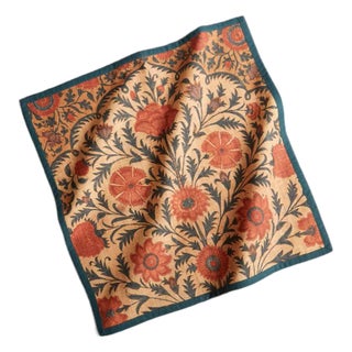 Kalamkari Dinner Napkins, Set of 4 For Sale