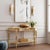 This wide Demilune Console Table features a stunning finish over solid wood and beautifully grained cherry veneers. Its...