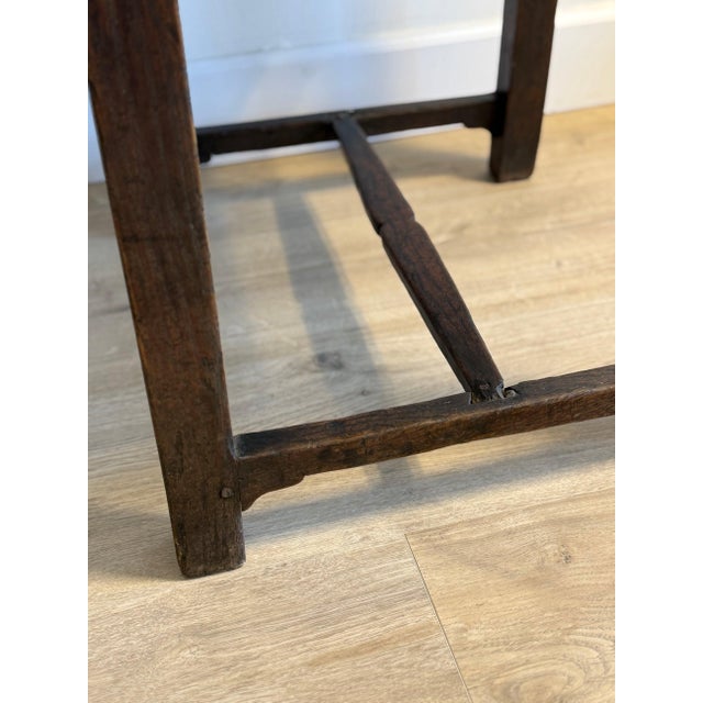 Late 17th/18th c. English Oak Side Table with Drawer For Sale - Image 9 of 9