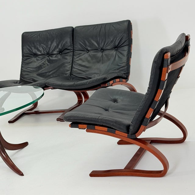 Mid-Century Kangu Lounge Chair by Elsa Solheim and Nordahl Solheim for Rybo, 1970s For Sale - Image 11 of 18