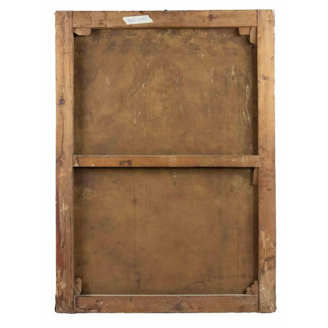 Cardinal with missive is an original old master artwork realized in the 17th Century. Mixed colored oil painting on...