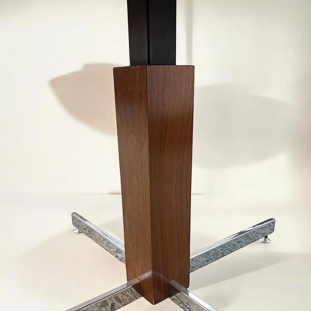 Mid-Century Modern Space Age Coffee Table in Veneered Wood, 1970s