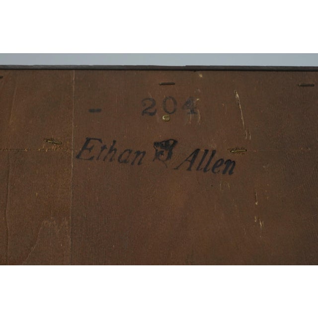 Ethan Allen Maple 2 Door China Cabinet For Sale - Image 17 of 18
