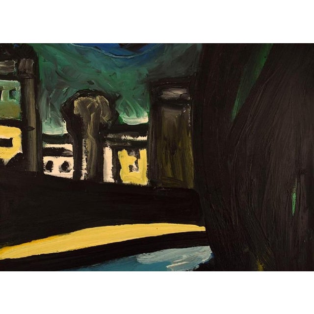Contemporary Michel Chapuis, Landscape, 1988, Oil on Canvas For Sale - Image 3 of 8