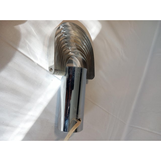 Metal Vintage Wall Lamp by E.R. Nele for Temde For Sale - Image 7 of 13