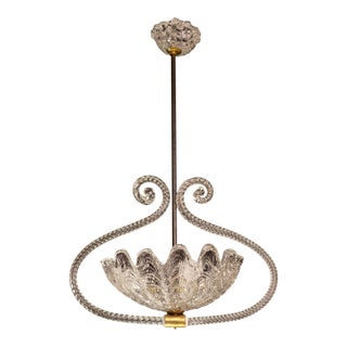 Art Deco Pendant by Ercole Barovier, 1940s For Sale