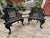 Metal Vintage Cast Iron Garden Chairs - A Pair For Sale - Image 7 of 8