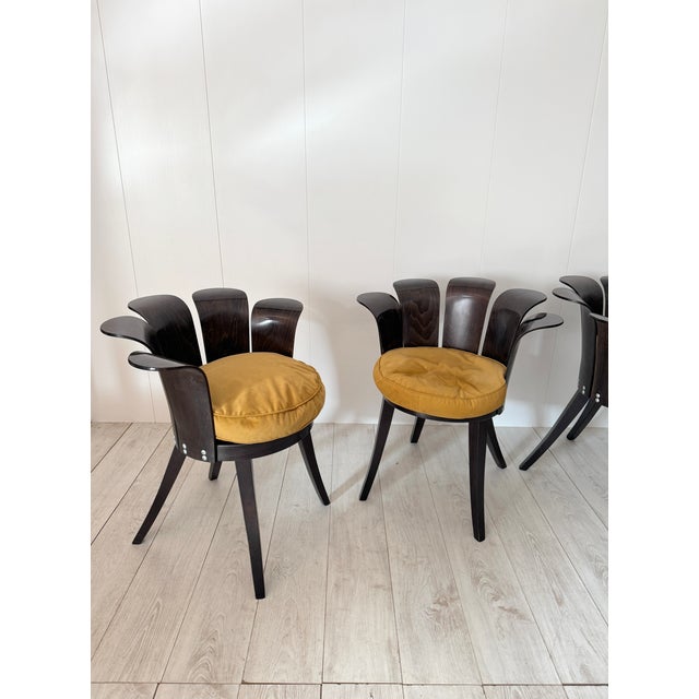 Fiore Chairs by Miro Harold, 1980s, Set of 6 For Sale - Image 17 of 18