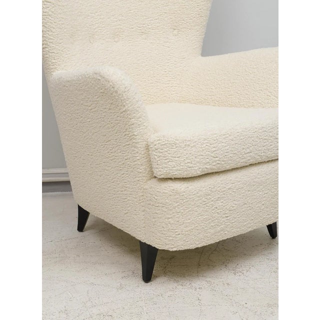 Wood Pair of Italian Mid-Century Modern Lounge Chairs For Sale - Image 7 of 12