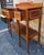 George III Style Satinwood Inlaid Mahogany Serving Table For Sale - Image 4 of 11