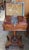 Wood Antique Regency Mahogany Tea Caddy on Stand For Sale - Image 7 of 9