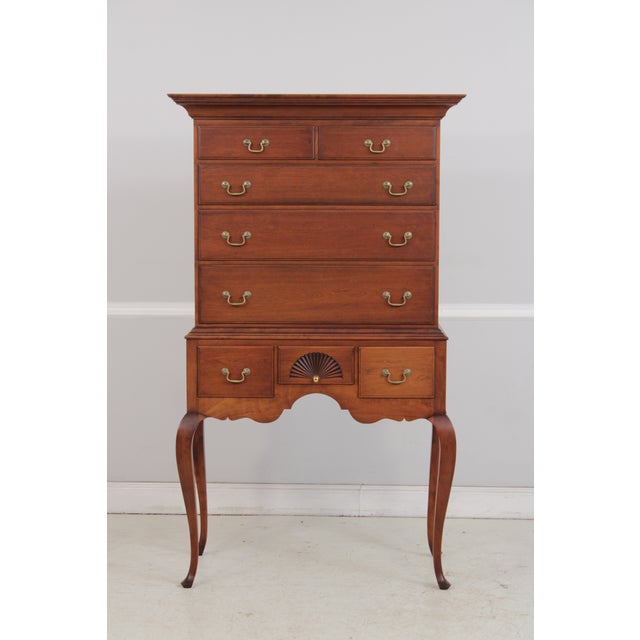 Age: Approx: 40 Years Old Details: Cherry New England Style Dovetailed Drawer Construction High Quality Construction Queen...
