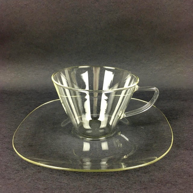 Glass Tea Service by Heinrich Löffelhardt for Schott & Gen. Mainz, 1955, Set of 17 For Sale - Image 6 of 13