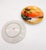 Ceramic Vintage Noritake Porcelain Plates — Hand-Painted Sunset Lake Scene With Swan, Gold Rim, M in Wreath Mark, c.1920s-1940s - a Pair For Sale - Image 7 of 9