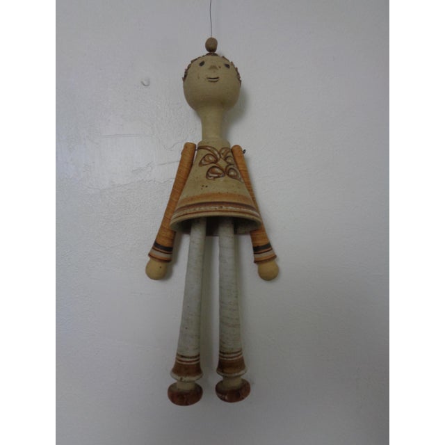 Danish studio ceramic wind chime by Karen Boel from the 1960s. This piece has an attribution mark, I am sure that it is...