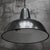 Vintage French Industrial Black Enamel Pendant Lamp For Sale - Image 4 of 5