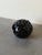 Ceramic Vintage Danish Brutalist Ceramic Candle Holder – Black Pierced Sphere For Sale - Image 7 of 9