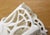 Cream Small Art Nouveau Neo-Gothic Style Openwork Pot or Letter Holder in Earthenware, Early 20th Century For Sale - Image 8 of 15