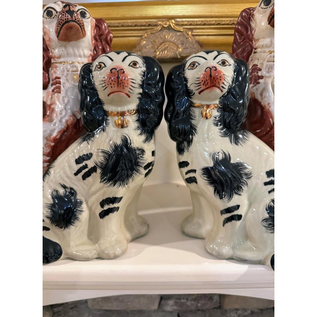 Staffordshire Staffordshire Dogs - A Pair For Sale - Image 4 of 13