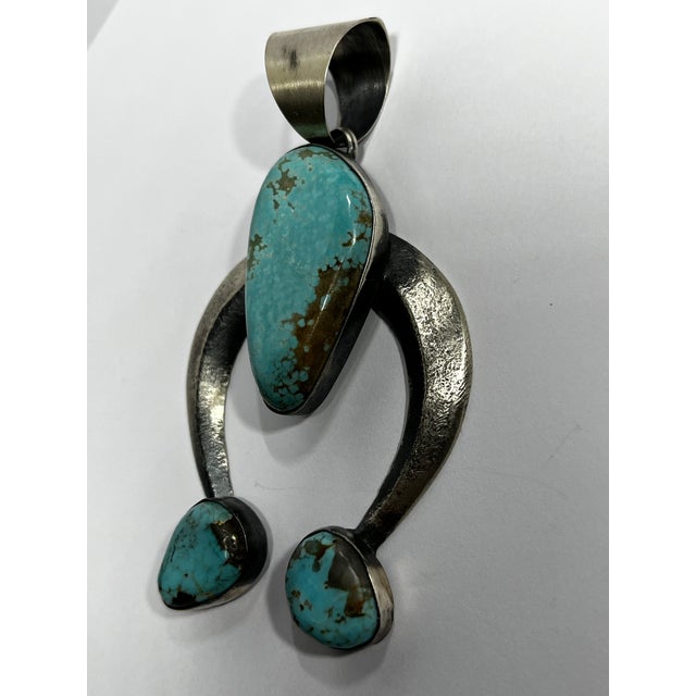 4 inches long 64 g the bale can accommodate pearls up to 17 mm Signed Chimney Butte A statement piece