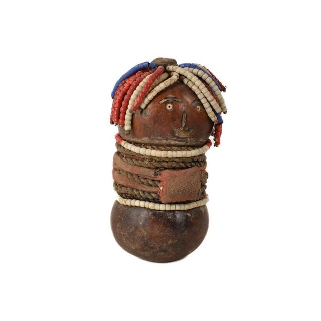 Early 20th Century Nyamwezi Beaded Fertility Doll Gourd Tanzania For Sale In Denver - Image 6 of 8