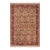 Shabby Chic 1990's Pak-Persian Green/Red Wool Rug - 6'1'' X 9'0'' For Sale