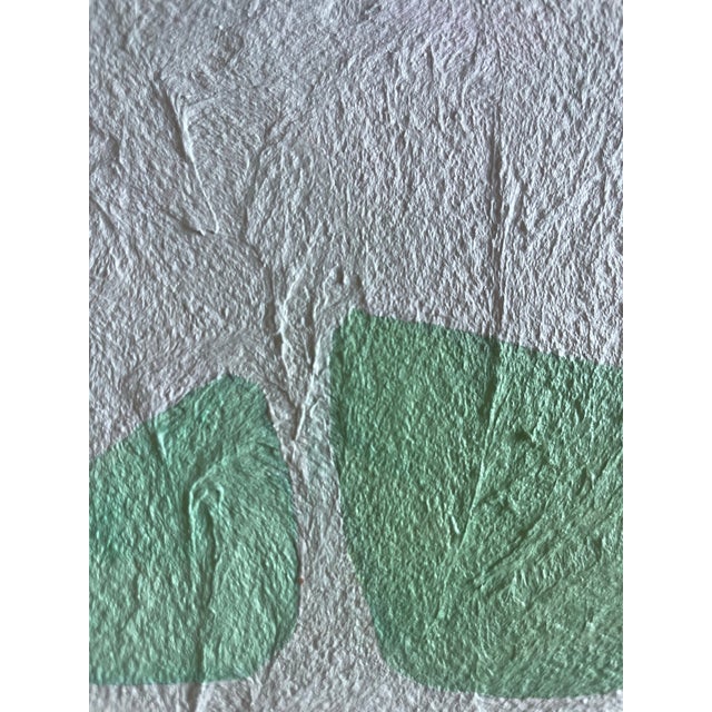 Green 2025 Contemporary Summer Green Gallery Wall Collection of Paintings on Canvas by Artist r.k. Red - Set of 3 For Sale - Image 8 of 12