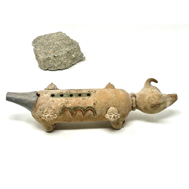 Vintage Handmade Musical Instrument in Dog Form | Chairish