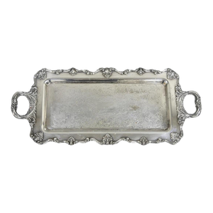 W&s Blackinton Victorian Silver Plated Narrow Serving Platter Dish Bar Tray