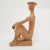 Terracotta sculpture, a 1964 work by Árpád Somogyi. A block-like, closed composition radiating calmness, making it a...