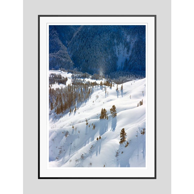 Figurative Toni Frissell 'St Anton Snow' Archival Pigment Print Framed in Black For Sale - Image 3 of 3
