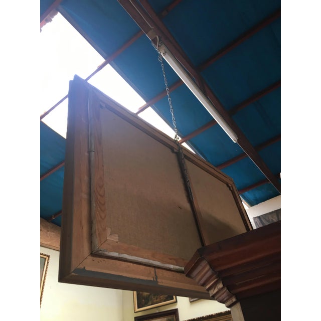 1970s Oil Painting on Canvas- Landscape by Georgen, 1978s For Sale - Image 5 of 9