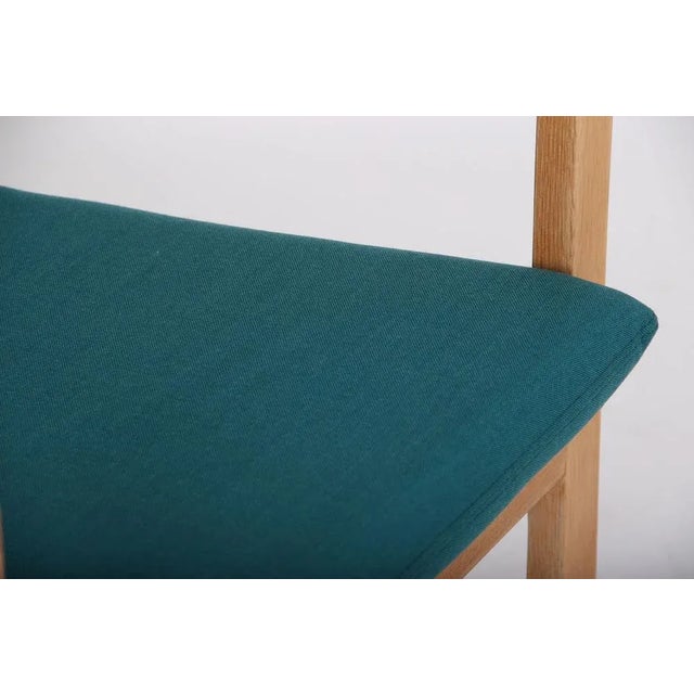 Wood Model 2256 Lounge Chair in Light Oak and Fabric by Børge Mogensen for Fredericia For Sale - Image 7 of 11