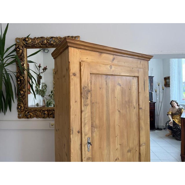 Biedermeier Cabinet in Natural Wood For Sale - Image 9 of 11