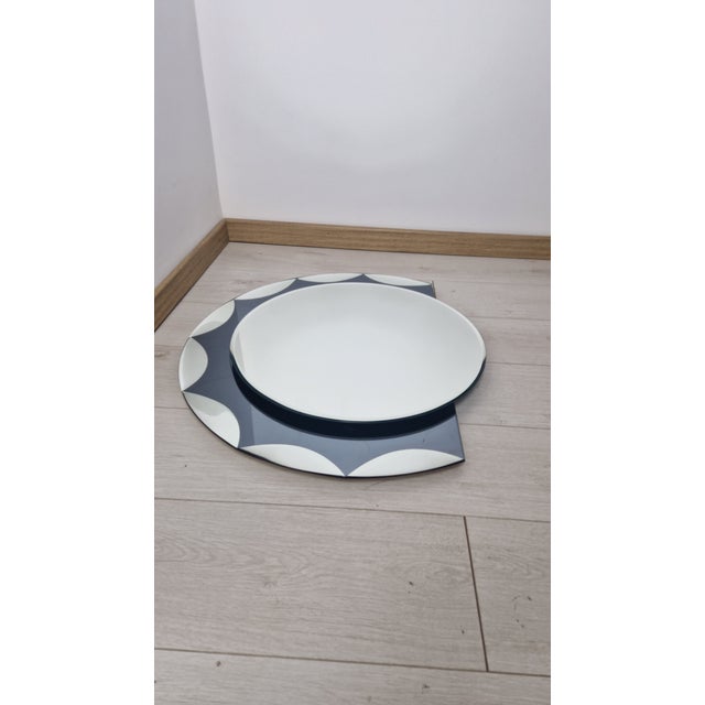 1960s Mirror by Alessandro Mendini for Cristal Art, 1950s For Sale - Image 5 of 12