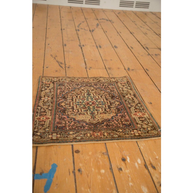 Old New House Vintage Josan Sarouk Square Rug Mat - 1'10" x 2' For Sale - Image 4 of 13