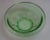 Art Deco Early 20th Century Hazel Atlas Rest-Well Green Uranium Depression Glass Round Mixing Bowl For Sale - Image 3 of 7