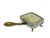 English Mid 20th Century English Silver Plated Crumb Catcher Silent Butler Helper Pan With Wooden Handle For Sale - Image 3 of 7