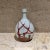 1970s Vintage Studio Pottery Vase, Abstract Red Calligraphy, 1970s Mid-Century For Sale - Image 5 of 12