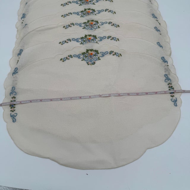 1990s 1990s Lenox Autumn 10 Placemats and 4 Napkins - 14 pcs For Sale - Image 5 of 11
