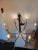 French Country Visual Comfort Iron Chandelier For Sale - Image 3 of 10