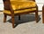 Pair of Vintage Mid-Century Hollywood Regency High-Back Velvet Fireside Chairs For Sale - Image 4 of 12
