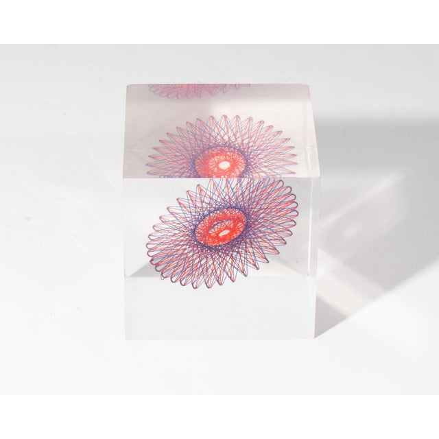 Sue Fuller 1967 Limited Edition Lucite String Cube Sculpture by Sue Fuller For Sale - Image 4 of 11