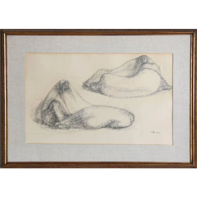Francisco Zuniga Seated Pair 1964 For Sale