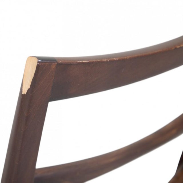 Black Vintage Lis Chairs in Stained Beech by Ib Kofoed Larsen, 1960s, Set of 6 For Sale - Image 8 of 18