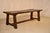 19th century chestnut live edge coffee table from France. The top is made from one thick plank, which has live edges on...